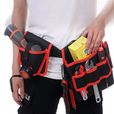 Rotating Tool Belt With 360 Degree Swivels Design Sturdy Canvas Construction Adjustable Waist Strap For Professional Tec