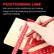 Carpenter Square, Aluminum Rafter Square with MM Markings Only, Metric Layout Tool for Woodworking Framing and DIY, Red