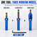 3-in-1 Magnetic Socket Bit Set With Adjustable Depth Sleeve，2 PCS | Magnetic Hold Keeps Screws from Dropping, Adjustable Reach for Different Screw Depths for Furniture Assembly