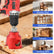 90 Degree Angle Drill Hole Guide, Straight Hole Drilling Positione, Self Centering Doweling Jig, Aluminum Alloy Vertical Guide with 3/4/5/6/7/8/9/10 mm Drill Bushings