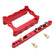Self Centering Doweling Jig Woodworking Joinery Hole Drill Guide with 1/4 5/16 3/8 Inch Positioner Locator Tool Red Wave Hardware Precise Punch Drilling Jig Kit