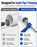 1-1/4" pvc inside pipe cutter metal tool with diamond grinding wheel and guide carbide for cast iron removal positioning hand operated adjustable depth kit drill grit cutting