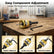 Drill Bit Depth Stop Collars 4 piece Countersink Drill Bit Set with Depth Stop Adjustable Four Flute Bits for Hidden Screw Woodworking Red