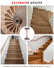 Stair Tread Template Tool, 8" to 60"Jig, Adjustable for Measuring | 360° Adjustable Angle, 0.16in Thickness, CNC Anodized Surface, Laser Scale, Precise Measuring Tool for Stairs, Floor, Cabinet