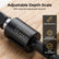 Drill Bit Depth Stop Collars 4 piece Countersink Drill Bit Set with Depth Stop Adjustable Four Flute Bits for Hidden Screw Woodworking Red