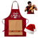 Funny Prank Chef Apron for Men, Hidden Surprise Pocket Apron