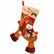 Christmas stockings with hanging loops, perfect for decorating the mantelpiece; they can be used to hold candies and small gifts, suitable for both children and adults.