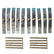 10Pcs 86 Type Wall Electrical Box Repair Tool, Switch Socket Junction Repairer Fixer with Screw Concealed Box Maintenance Fixer