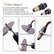 Carbon Steel Head Rivet Nut Tool Kit M3-M12 7 Mandrels Drill Rivnut Nut Set | Threaded Rivnut Insert Nuts Set Manual Electric Drill Operated Hand Riveter Gun Accessories for Metal Agricultural Automotive