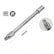 3Pcs Flexible Socket Extension Rod Adapter 1/4" 3/8" 1/2" Ratchet Wrench Torque Socket Driver Extension Bar Shaft Conversion ACS