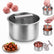 Stainless Steel Meatball Maker Tool & Spoon, Manual Meat Ball Making Mold 304 Food Grade 6/12 Meatballs Press Maker Tool, Handheld Shaper Scoop for Fish, Beef Balls, Quick Prep Kitchen Gadgets