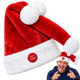 Animated Naughty Santa Hat,Funny Moving Santa Hat,Funny Christmas Party Hat