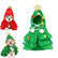 Christmas Tree Dog Costume with Star & Pom Poms, Christmas Pet Cape Custom, Dog Costumes for Holiday Photos Family Gatherings Parties