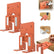 Magnetic Cabinet Door Hinge Spacer,Hinge Alignment Tool with Scale,2.6mm Gaps Alignment Tool for Cabinet Door Installation,Achieve Perfect DoorGaps,Strong Magnetic Jig,Compatible with 35mm Hinges