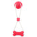 Indoor Dog Tug Toy with Suction Cup Base, Textured Bone Chew Head and Rope Pull Design for Daily Dog Play Time Pet Rope Tug Plaything Floor Chew Accessory Canine Pull Toy Home Play Pet Mouth Bone