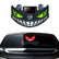 Solar Demon Eye LED Car Window Light – 2026 New Wireless No Drill Demon Eyes Warning Lights, Solar & USB Powered for Windshield Rear Window, Waterproof Animated Eyes for SUVs Trucks