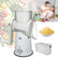5 in 1 Food Chopper Grater, Dishwasher Friendly, Sustease Rotary Cheese Grater with Handle