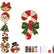 DIY Christmas Diamond Brooch Kit with 6 Festive Designs (6PC)