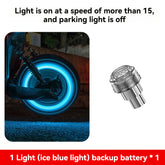 LED RGB Tire Valve Stem Lights, Motion Sensor Auto Activated Wheel Decor Lamp, Multi-Color Waterproof Tire Rim Light for Motorcycles, Scooters & Bicycles