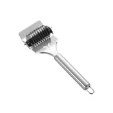 16x7x3.1cm High Grade Stainless Steel Noodle Lattice Roller Docker Dough Cutter Pasta Spaghetti Maker for Kitchen Cooking Tools