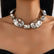Chunky Irregular Hammered Statement Necklace | High Shine Gold Collar