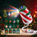Christmas Projector Light USB Car Interior Santa Snowman Reindeer