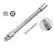 3Pcs Flexible Socket Extension Rod Adapter 1/4" 3/8" 1/2" Ratchet Wrench Torque Socket Driver Extension Bar Shaft Conversion ACS