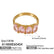 18K Gold Plated Stackable Ring Set | Tarnish Free Heart Crystal Pearl Rings