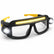 Rechargeable LED Glasses Headlamp, Hands-Free COB Work Light with Dual Side Spotlights, Type-C USB, 5 Modes, IPX4, Lightweight Eyewear for Repair Camping Hiking