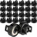 24 Pieces Magnet Zip Tie Mount 22 mm Heavy-duty Magnetic Zip Tie Mounts 22LBS Strong Multipurpose Wire Cable Holder Mount for Home Office Wire Management Marine Electrical Wiring