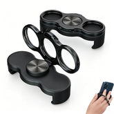 360° rotating double-ring three-finger phone holder