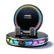 15W Car Mount Charger with 7-Color RGB Light, Car Phone Holder for Your Car, Horizontal Mode Wireless Charging, 360° Rotating Strong Suction Mount for iPhone 17 Pro Max 16 15 14 13 12