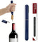 Pneumatic wine opener with foil cutter for wine bottles
