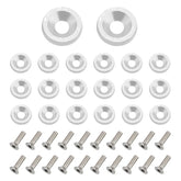 20PCS Bumper Fender Washer Bolt, M6×20mm Aluminum Alloy Engine Bay Dress Up Bolts Fasteners Kit, CNC Finishing Fender Washer JDM Car Modification Installation Hardware Kit