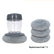 Dish Scrubber with Soap Dispenser, Steel Wool Scrubber with Replaceable Steel Wool, Transparent Cleaning Solution Reservoir, Cast Iron Cleaning Kit with Cast Iron Scraper for Cleaning Pans, Grills