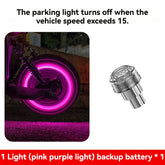 LED RGB Tire Valve Stem Lights, Motion Sensor Auto Activated Wheel Decor Lamp, Multi-Color Waterproof Tire Rim Light for Motorcycles, Scooters & Bicycles