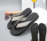 Fun and novel flip-flops featuring a unique hidden finger-pattern print; casual beach sandals with non-slip rubber soles, perfect for the pool, vacations, outdoor showers, and more.