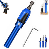 3-in-1 Magnetic Socket Bit Set With Adjustable Depth Sleeve，2 PCS | Magnetic Hold Keeps Screws from Dropping, Adjustable Reach for Different Screw Depths for Furniture Assembly