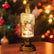 Christmas Flameless Candles, Snow Globe Candles Light with Fluttering Sequins, Battery Operated Taper Candles for Home Party Christmas Decorations