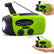 Emergency Wind Up Weather Radio, Hand Crank Solar AM/FM Radio with LED Torch, IPX3 Waterproof Emergency Radios for Camping, Home, Hiking