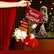 Christmas stockings with hanging loops, perfect for decorating the mantelpiece; they can be used to hold candies and small gifts, suitable for both children and adults.