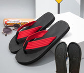 Fun and novel flip-flops featuring a unique hidden finger-pattern print; casual beach sandals with non-slip rubber soles, perfect for the pool, vacations, outdoor showers, and more.