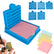 New Sticky Note Stencil, Sticky Note Holder with Five Templates, Suitable for 3x3 Inch Sticky Notes, Perfect for to-Do Lists, Home, Office, Reusable Sticky Notes Dispenser