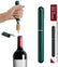 Pneumatic wine opener with foil cutter for wine bottles