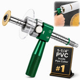 1-1/4" pvc inside pipe cutter metal tool with diamond grinding wheel and guide carbide for cast iron removal positioning hand operated adjustable depth kit drill grit cutting