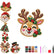 DIY Christmas Diamond Brooch Kit with 6 Festive Designs (6PC)