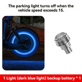 LED RGB Tire Valve Stem Lights, Motion Sensor Auto Activated Wheel Decor Lamp, Multi-Color Waterproof Tire Rim Light for Motorcycles, Scooters & Bicycles