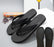 Fun and novel flip-flops featuring a unique hidden finger-pattern print; casual beach sandals with non-slip rubber soles, perfect for the pool, vacations, outdoor showers, and more.