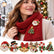 DIY Christmas Diamond Brooch Kit with 6 Festive Designs (6PC)