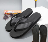 Fun and novel flip-flops featuring a unique hidden finger-pattern print; casual beach sandals with non-slip rubber soles, perfect for the pool, vacations, outdoor showers, and more.